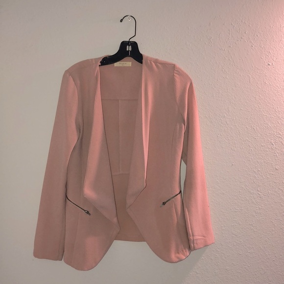 dusty pink blazer